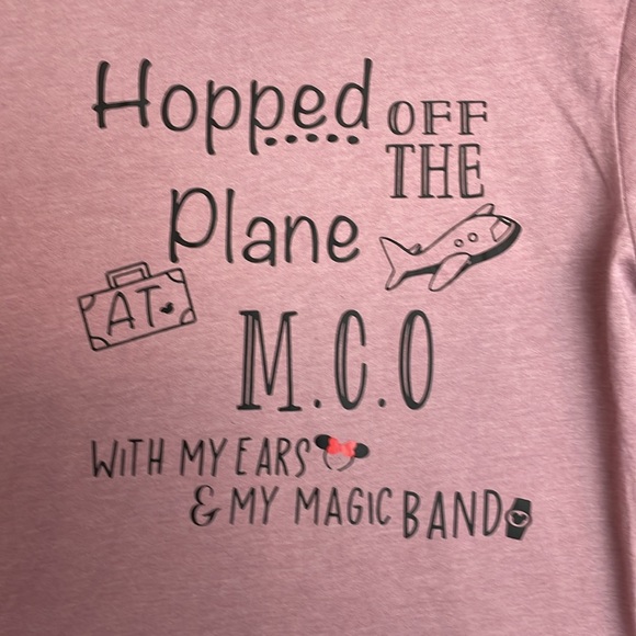 Women’s Bella & Canvas T-Shirt Walt Disney World Bound Size Medium Color Lilac - Picture 2 of 4